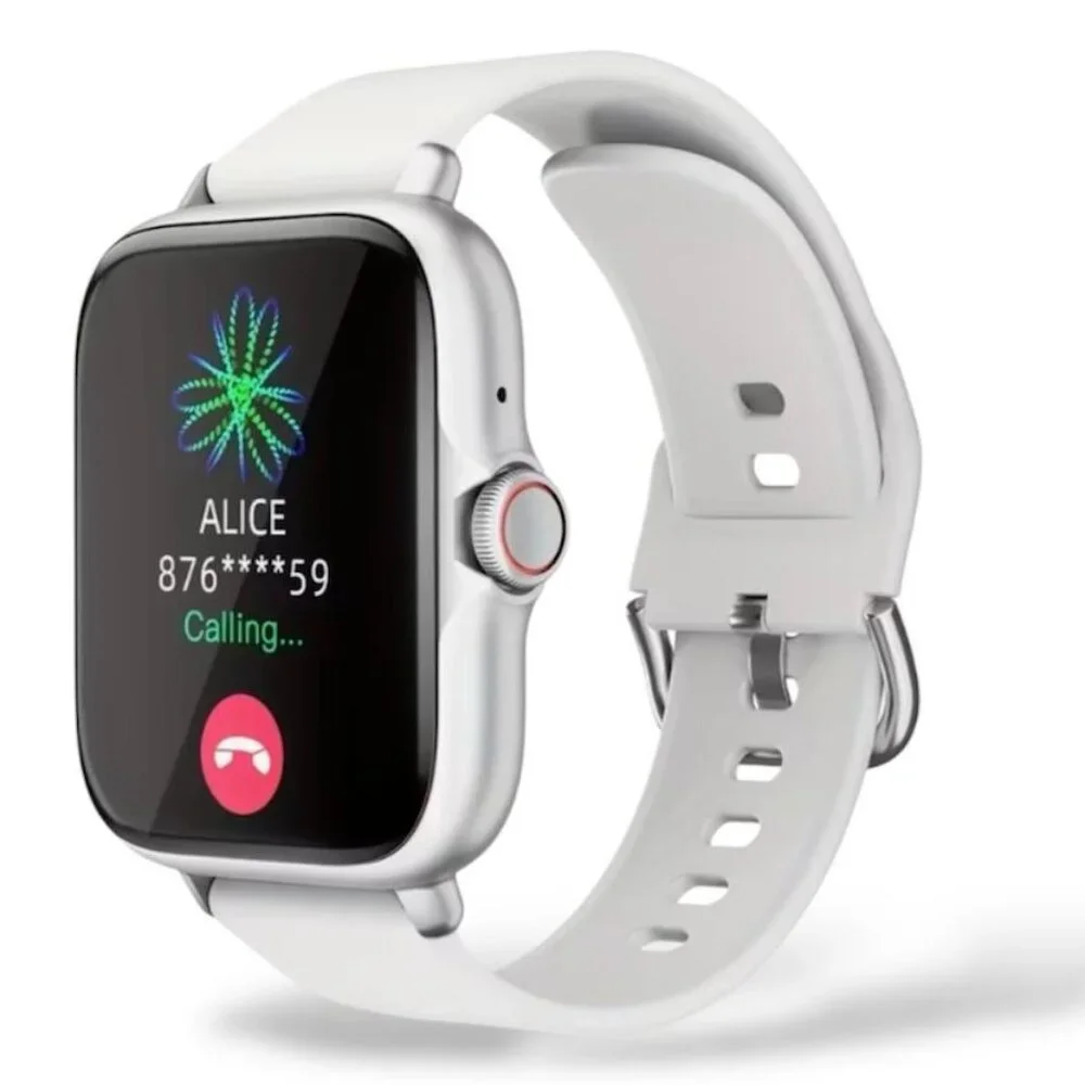NEW - Smart Watch 1.83'' Touch Screen,Calls, Sleep Monitor iPhone Android- WHITE
